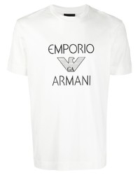 Emporio Armani Logo Print T Shirt