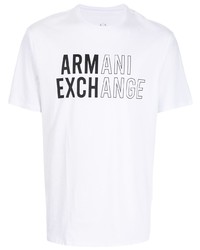 Armani Exchange Logo Print T Shirt