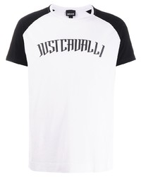 Just Cavalli Logo Print T Shirt