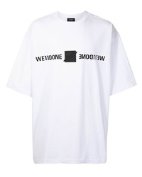 We11done Logo Print T Shirt