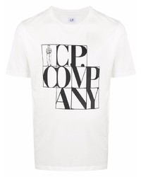 C.P. Company Logo Print T Shirt