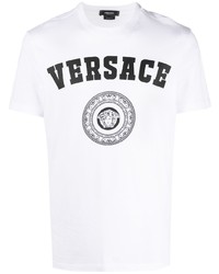 Versace Logo Print T Shirt