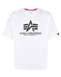 Alpha Industries Logo Print T Shirt