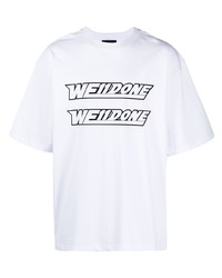 We11done Logo Print T Shirt