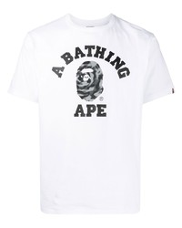 A Bathing Ape Logo Print T Shirt