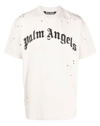 Palm Angels Logo Print T Shirt