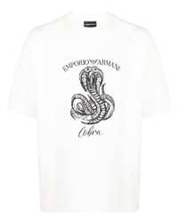 Emporio Armani Logo Print T Shirt