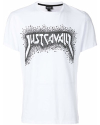 Just Cavalli Logo Print T Shirt