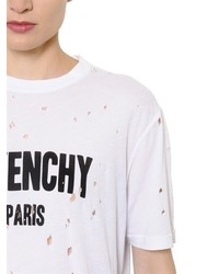 ripped logo-print T-shirt, Givenchy