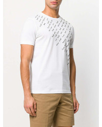Fendi Logo Printed T Shirt