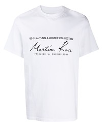 Martine Rose Logo Printed T Shirt