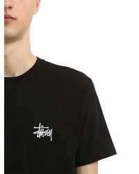 Stussy Logo Screen Printed Jersey T Shirt