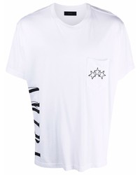 Amiri Logo Star Print Short Sleeve T Shirt