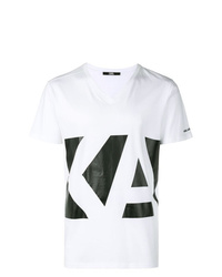 Karl Lagerfeld Logo V Neck T Shirt