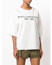Philosophy di Lorenzo Serafini Loose Fit Printed T Shirt