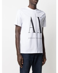 Armani Exchange Macro Logo Printed T Shirt