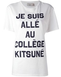 MAISON KITSUNE Maison Kitsun Quote Print T Shirt