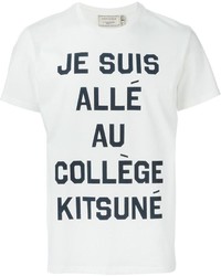 MAISON KITSUNÉ Maison Kitsun Front Print T Shirt