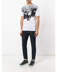 Junya Watanabe Man Skull Print T Shirt