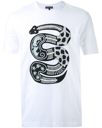 Markus Lupfer Snake Skeleton Print T Shirt