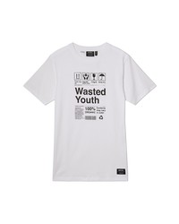 Wesc Max Care Label Cotton Graphic Tee In White At Nordstrom