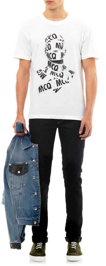 McQ by Alexander McQueen Mcq Alexander Mcqueen Taped Figure Print