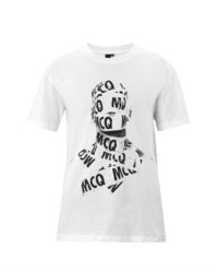 McQ Alexander McQueen Taped Figure Print T Shirt