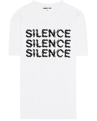 McQ by Alexander McQueen Mcq Alexander Mcqueen Triple Silence Printed Cotton T Shirt
