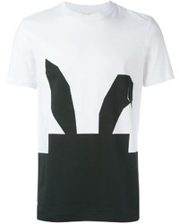 McQ by Alexander McQueen Mcq Alexander Mcqueen Electro Bunny Print T Shirt