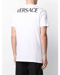 Versace Medusa Print Cotton T Shirt