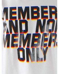 Stella McCartney Members Print T Shirt