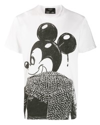 DOMREBEL Mickey Mouse Print T Shirt