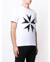 Neil Barrett Military Star Print T Shirt