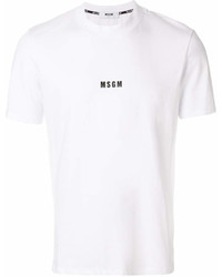 MSGM Mini Logo Print T Shirt