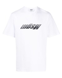 MSGM Mirror Logo Boxy T Shirt
