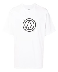 Oamc Mono Graphic Print Cotton T Shirt