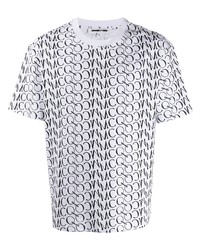 McQ Swallow Monogram Print Oversized T Shirt