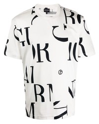 Giorgio Armani Monogram Print T Shirt