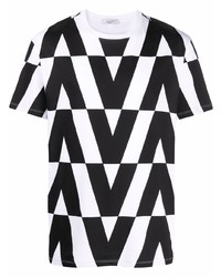 Valentino Monogram Print T Shirt