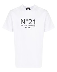 N°21 N21 Logo Print Crew Neck T Shirt