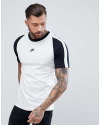 Nike N98 T Shirt With Central Logo In White Ah8648 121