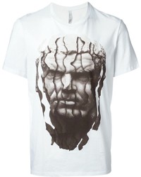 Neil Barrett Warped Face Print T Shirt