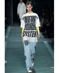 Marc by Marc Jacobs New World System Printed Cotton T Shirt