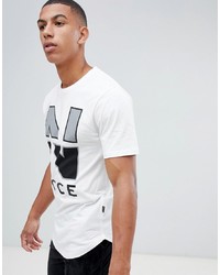 Nicce London Nicce Campus Logo T Shirt In White