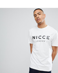Nicce London Nicce Logo T Shirt In White To Asos