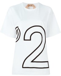 No.21 No21 Logo Appliqu Oversized T Shirt