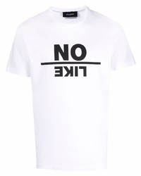 DSQUARED2 No Like Slogan Print T Shirt
