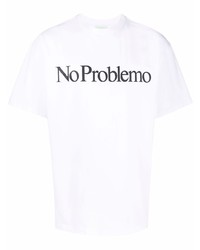 Aries No Problemo Slogan T Shirt