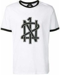 No.21 No21 Logo Print Ringer T Shirt
