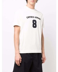 Emporio Armani Number Appliqu Cotton T Shirt